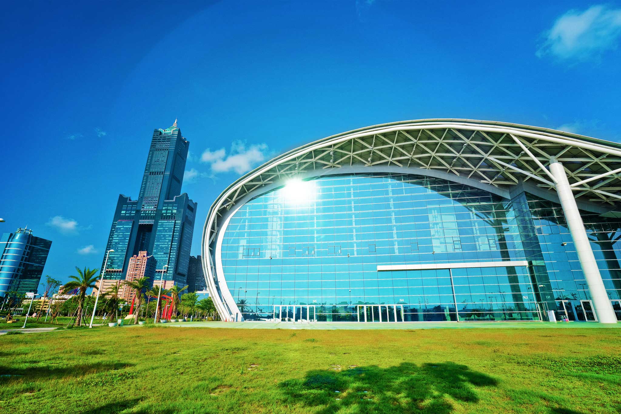 Kaohsiung Exhibition Center, Taiwan. Photo: iStock.com/JavenLin